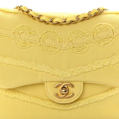 Chanel Denim Coco Flap Yellow 8 of 10