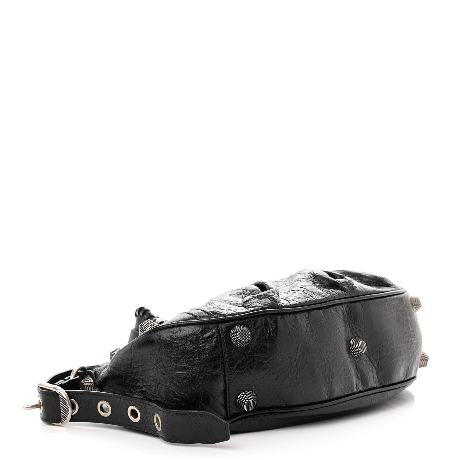 Balenciaga Agneau Arena Small Le Cagole Shoulder Bag Black 4 of 10