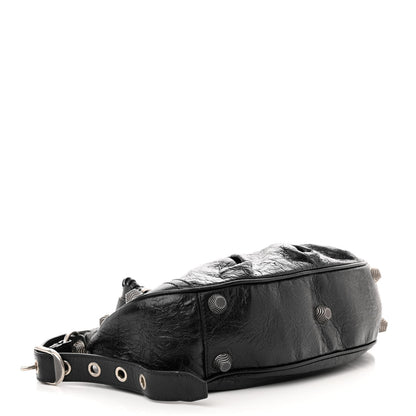 Balenciaga Agneau Arena Small Le Cagole Shoulder Bag Black 4 of 10