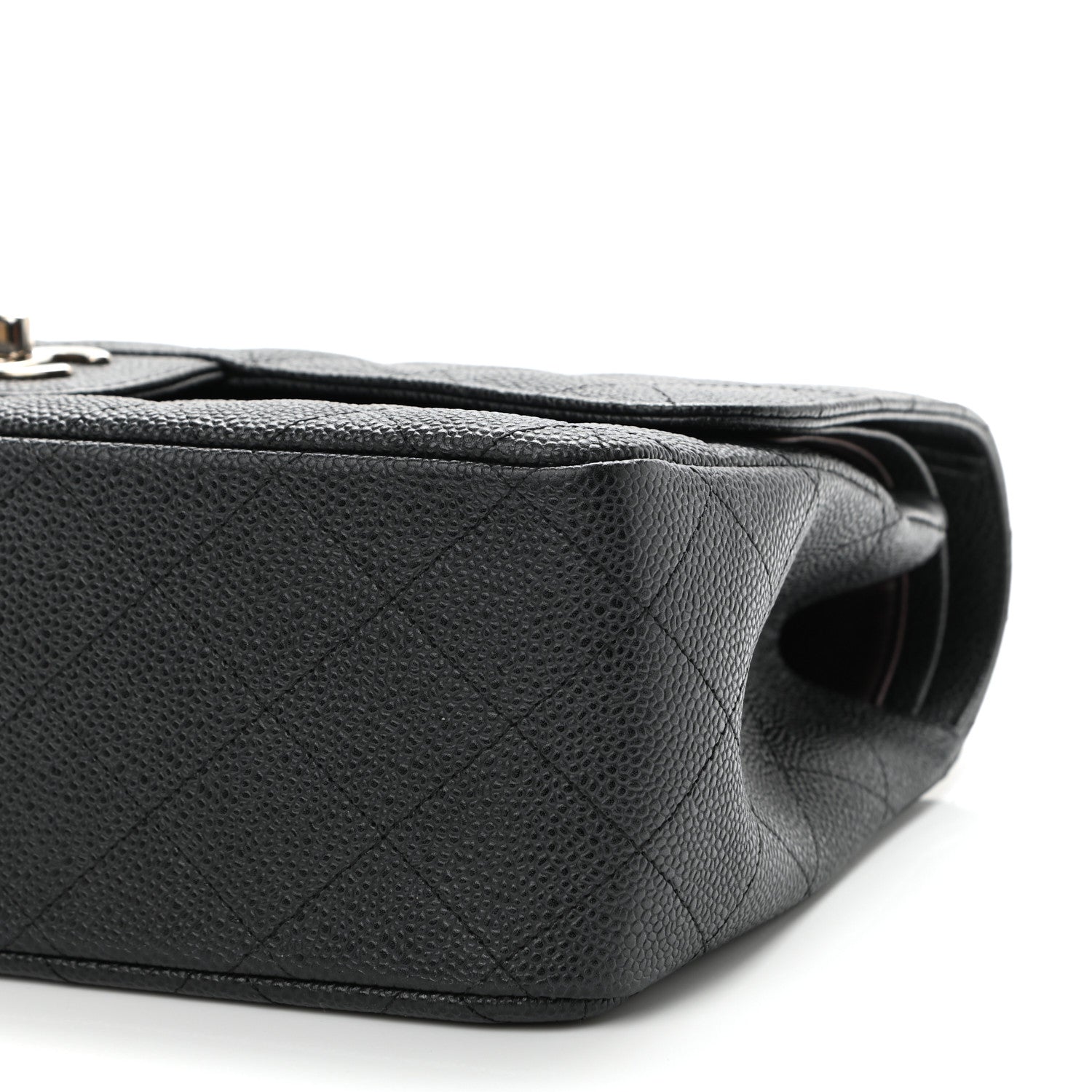 Chanel Caviar Quilted Jumbo Double Flap Black 10 of 11