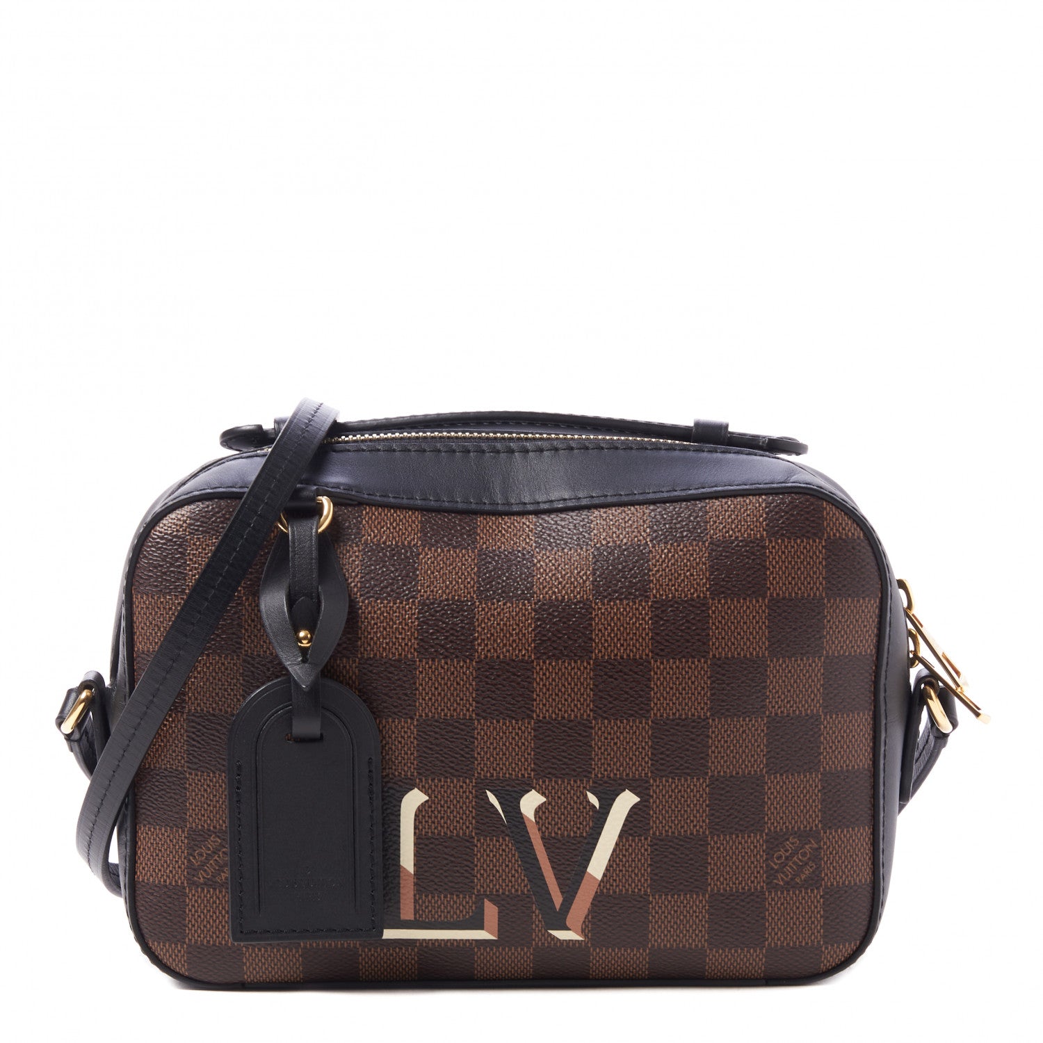 Louis Vuitton Damier Ebene Santa Monica Black 1 of 8