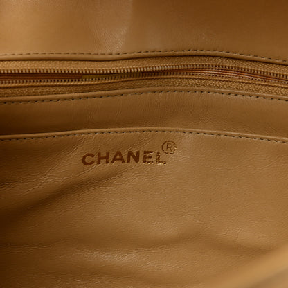 Chanel Lambskin Quilted Medium Single Flap Beige 6 of 11