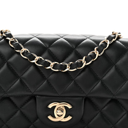 Chanel Lambskin Quilted Mini Rectangular Flap Black 8 of 11