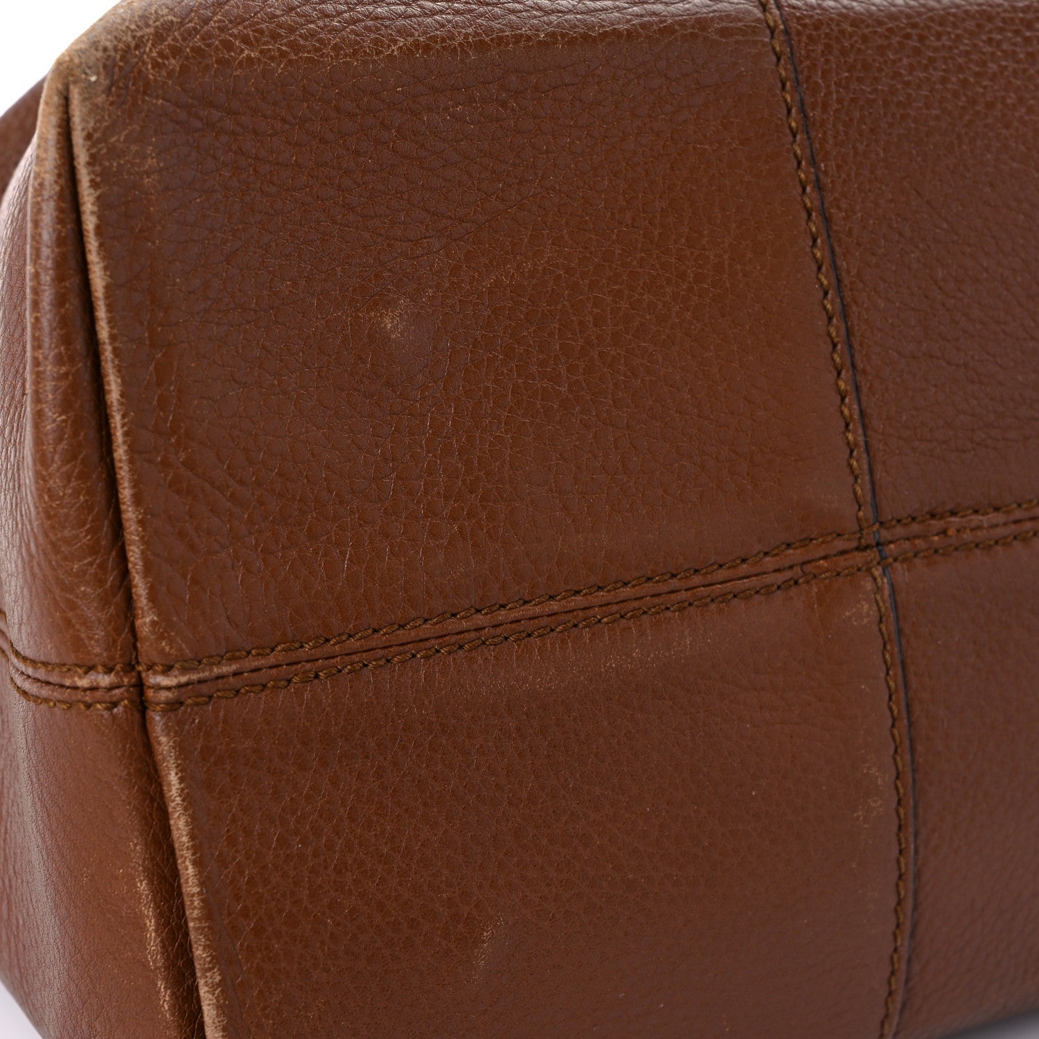 Gucci Pebbled Calfskin Medium Bree Shoulder Bag Nut Brown 23 of 32