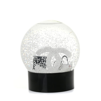 Chanel Glass CC Shopping Bag Snow Globe 4 of 6
