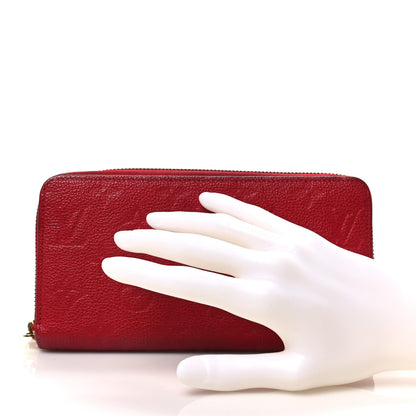 Louis Vuitton Empreinte Zippy Wallet Scarlet 2 of 6