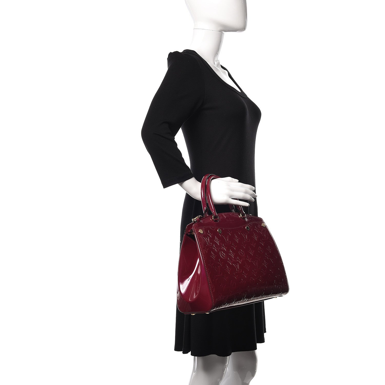Louis Vuitton Vernis Brea MM NM Magenta 3 of 11