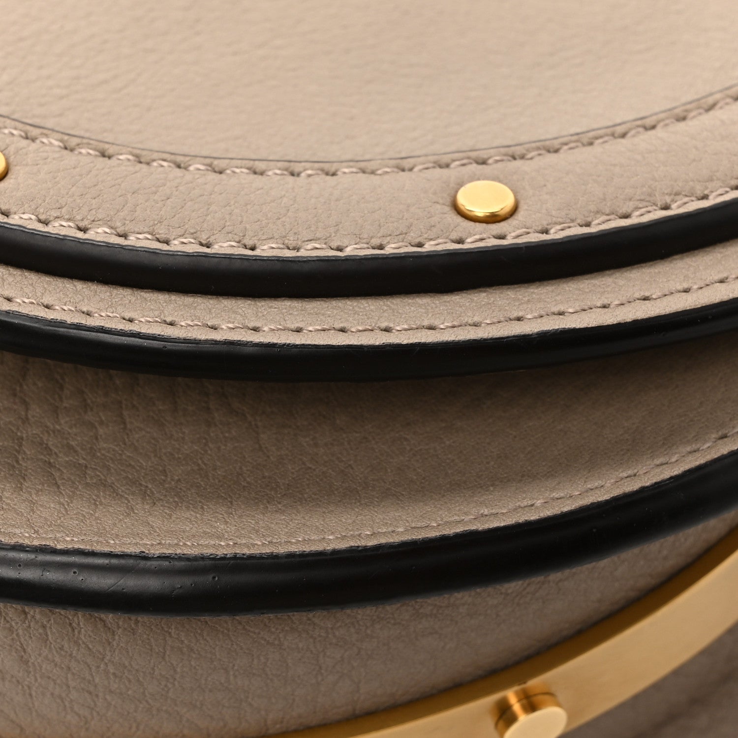 Chloe Calfskin Small Nile Bracelet Minaudiere Bag Motty Grey 11 of 13