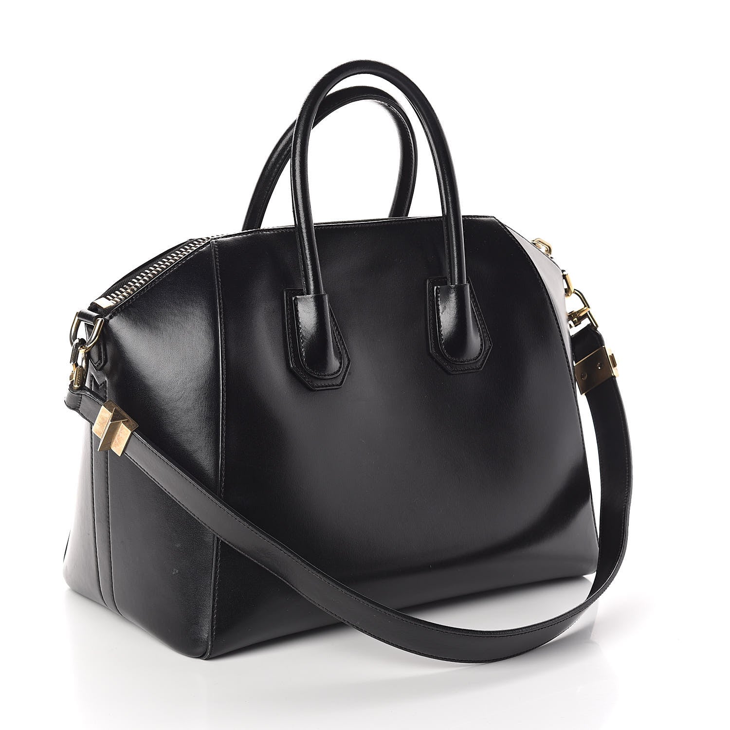 Givenchy Shiny Lord Calfskin Medium Antigona Black 3 of 12