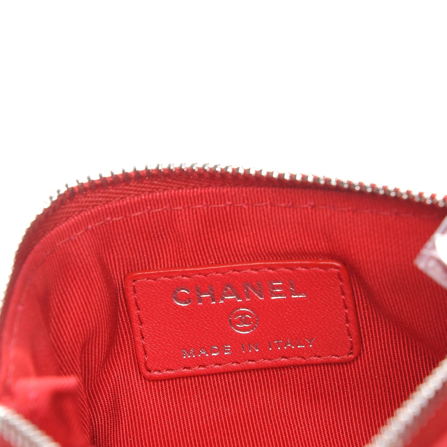 Lambskin Small Ground Control Cosmetic Case Dark Red