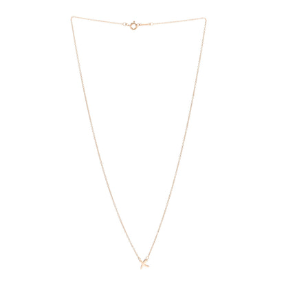 Tiffany 18K Rose Gold Mini Paloma Picasso Graffiti X Pendant Necklace 3 of 5