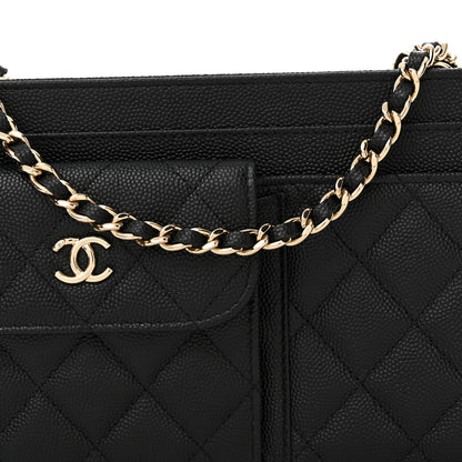 Chanel Caviar Quilted In & Out Chain Wallet Black 8 of 12