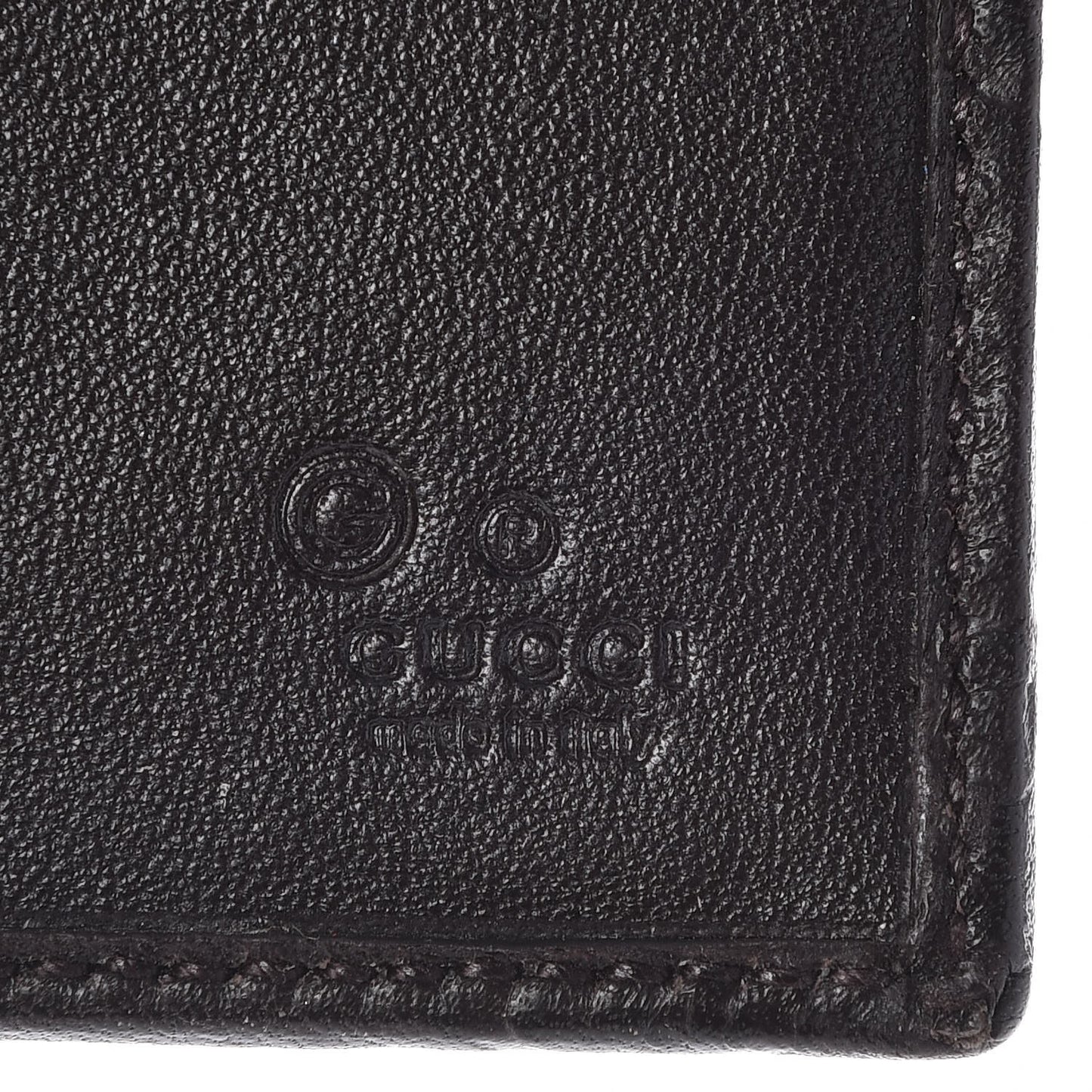 Guccissima Continental Wallet Dark Brown