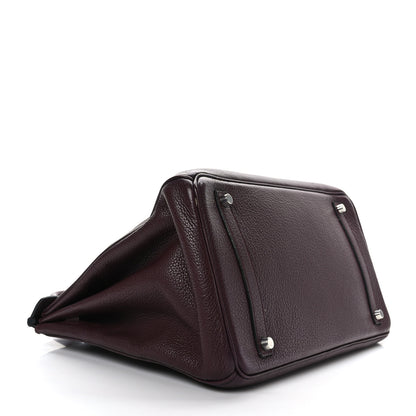 Hermes Taurillon Clemence BIRKIN 35 Prune 4 of 11