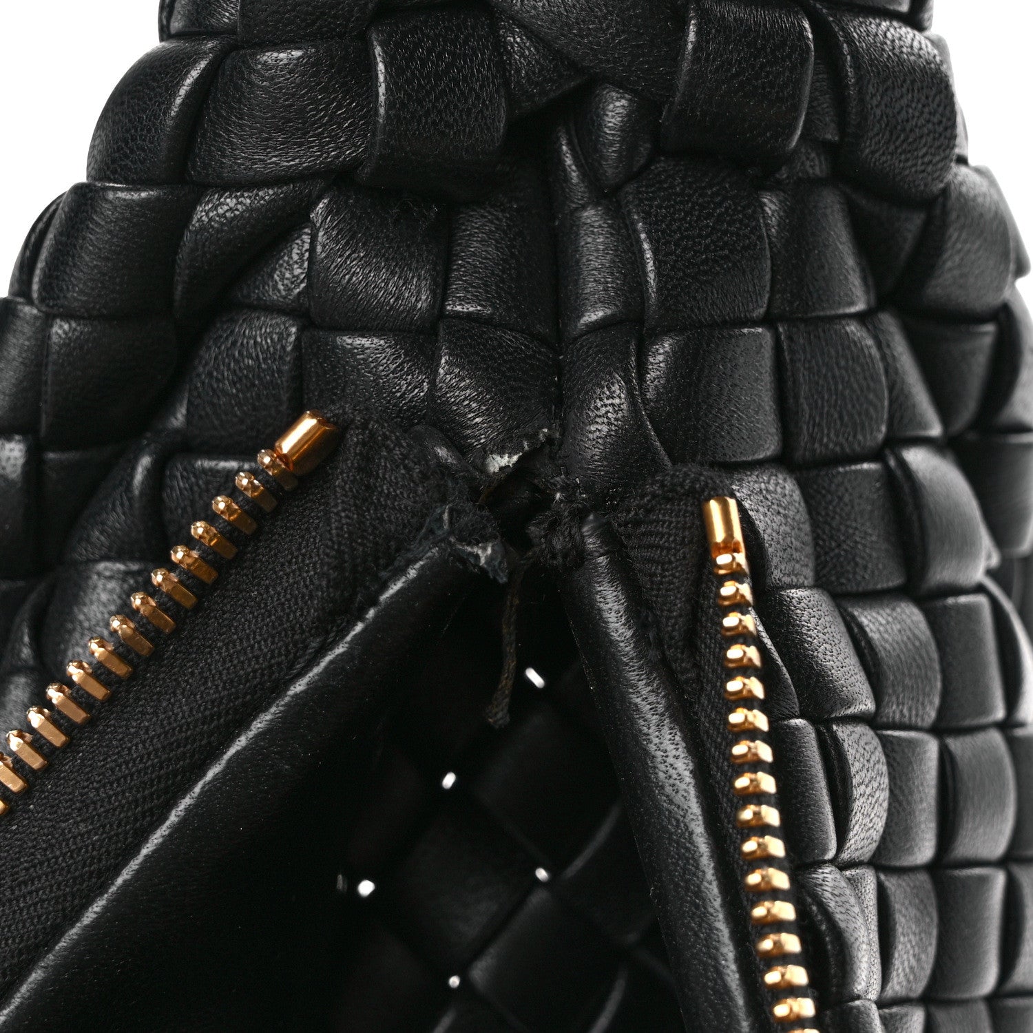 Bottega Veneta Lambskin Intrecciato Padded Jodie Black 12 of 13