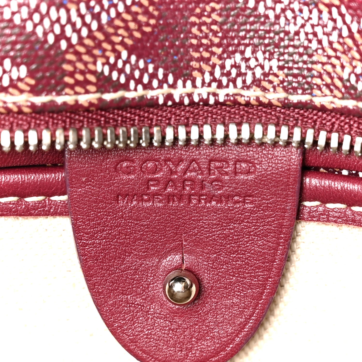 Goyard Goyardine Artois PM Burgundy 6 of 10