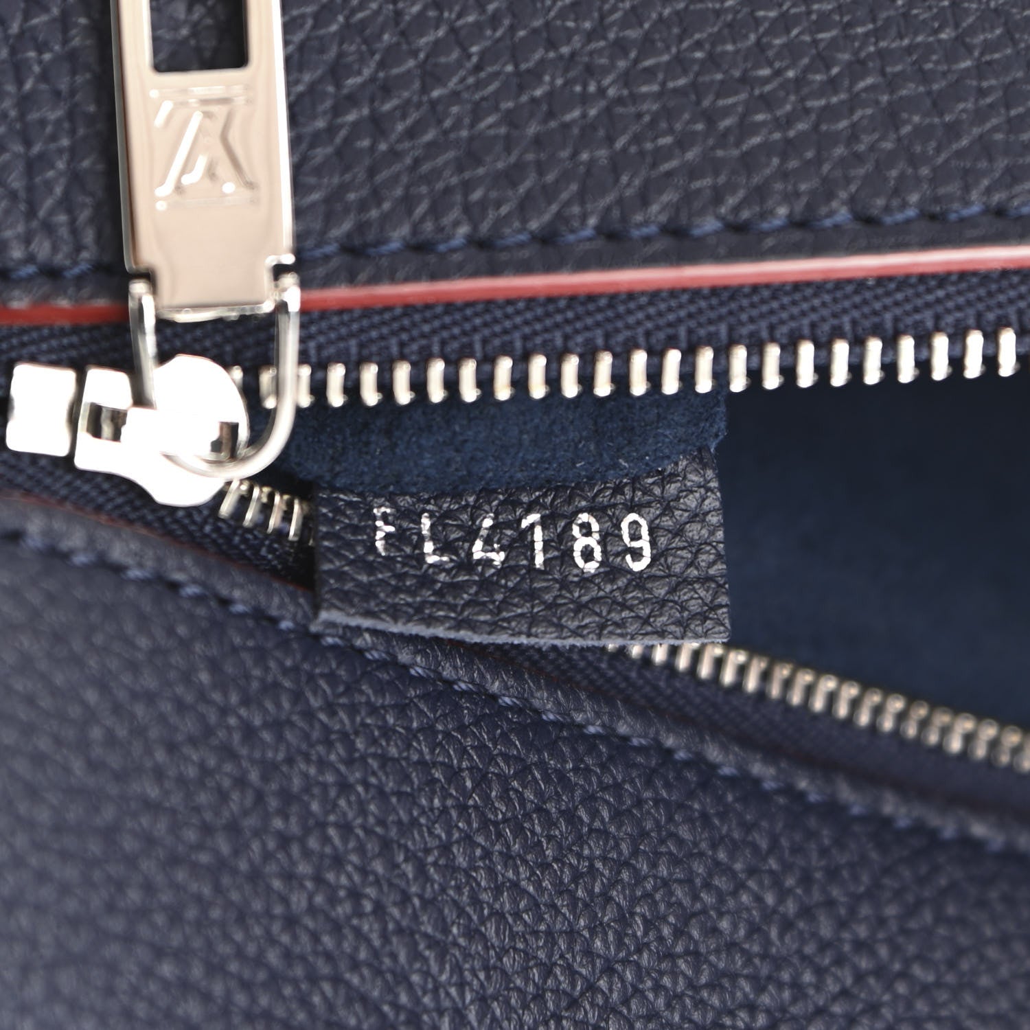 Louis Vuitton Soft Calfskin My Lockme Top Handle Marine Rouge 7 of 10