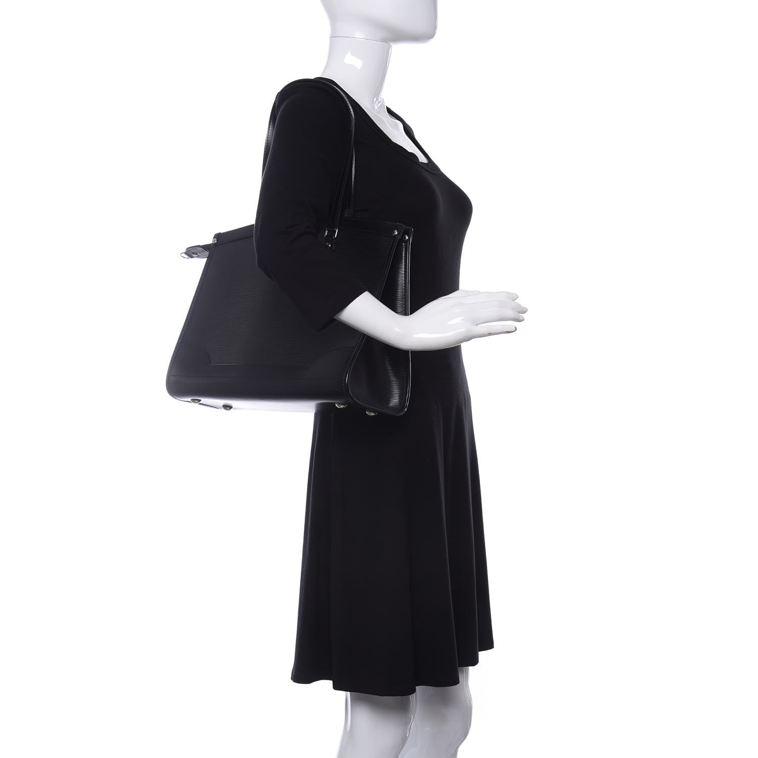 Louis Vuitton Epi Madeleine GM Black 2 of 9