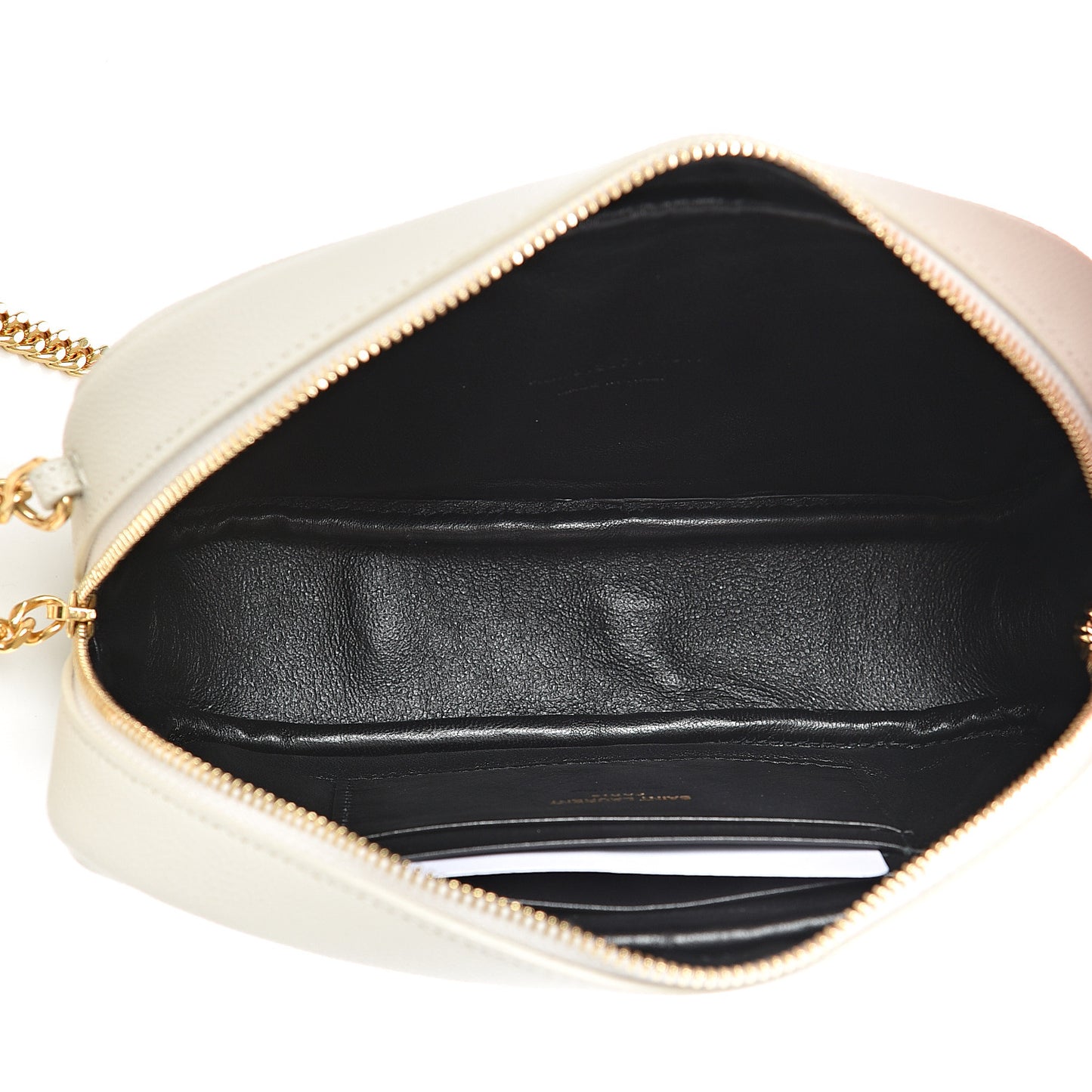 Grain De Poudre Matelasse Monogram Mini Lou Camera Bag Crema Soft