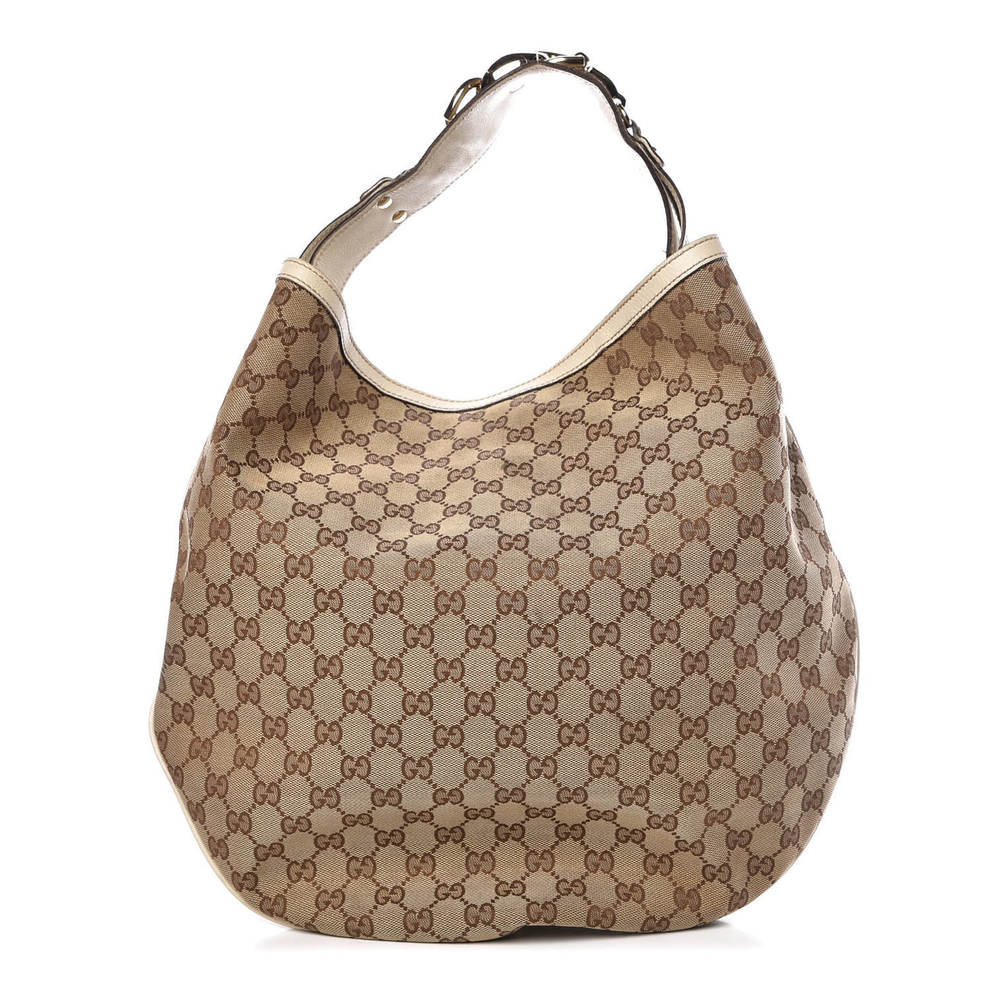 Monogram Large Wave Hobo Off White
