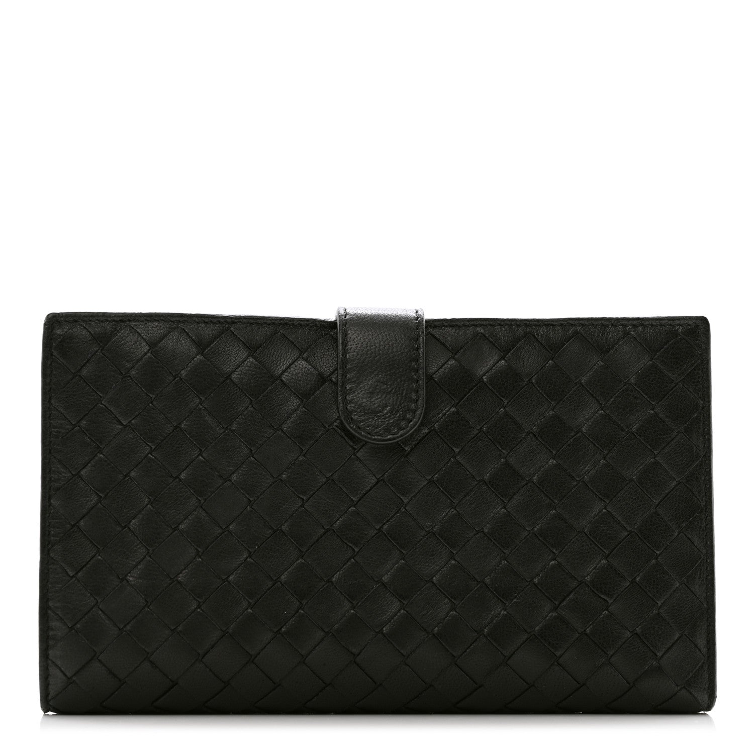 Bottega Veneta Nappa Intrecciato Wallet Black 1 of 8