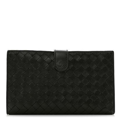 Bottega Veneta Nappa Intrecciato Wallet Black 1 of 8