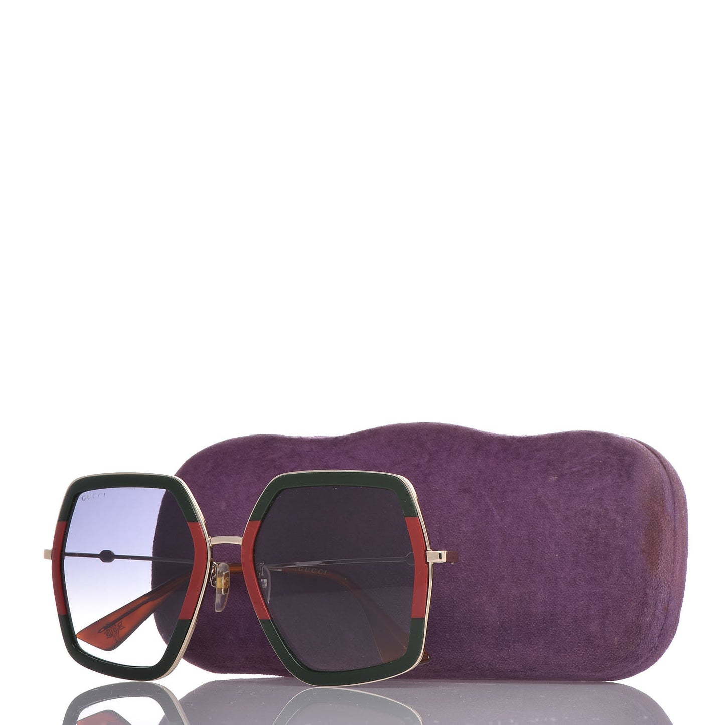 Square Frame Web GG0106S Sunglasses Tortoise