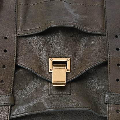 Proenza Schouler Lambskin Large PS1 Satchel Military 6 of 12
