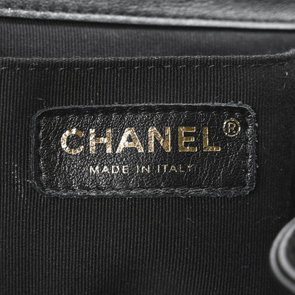 Chanel Lambskin Quilted Large Duma Drawstring Backpack Black 6 of 10