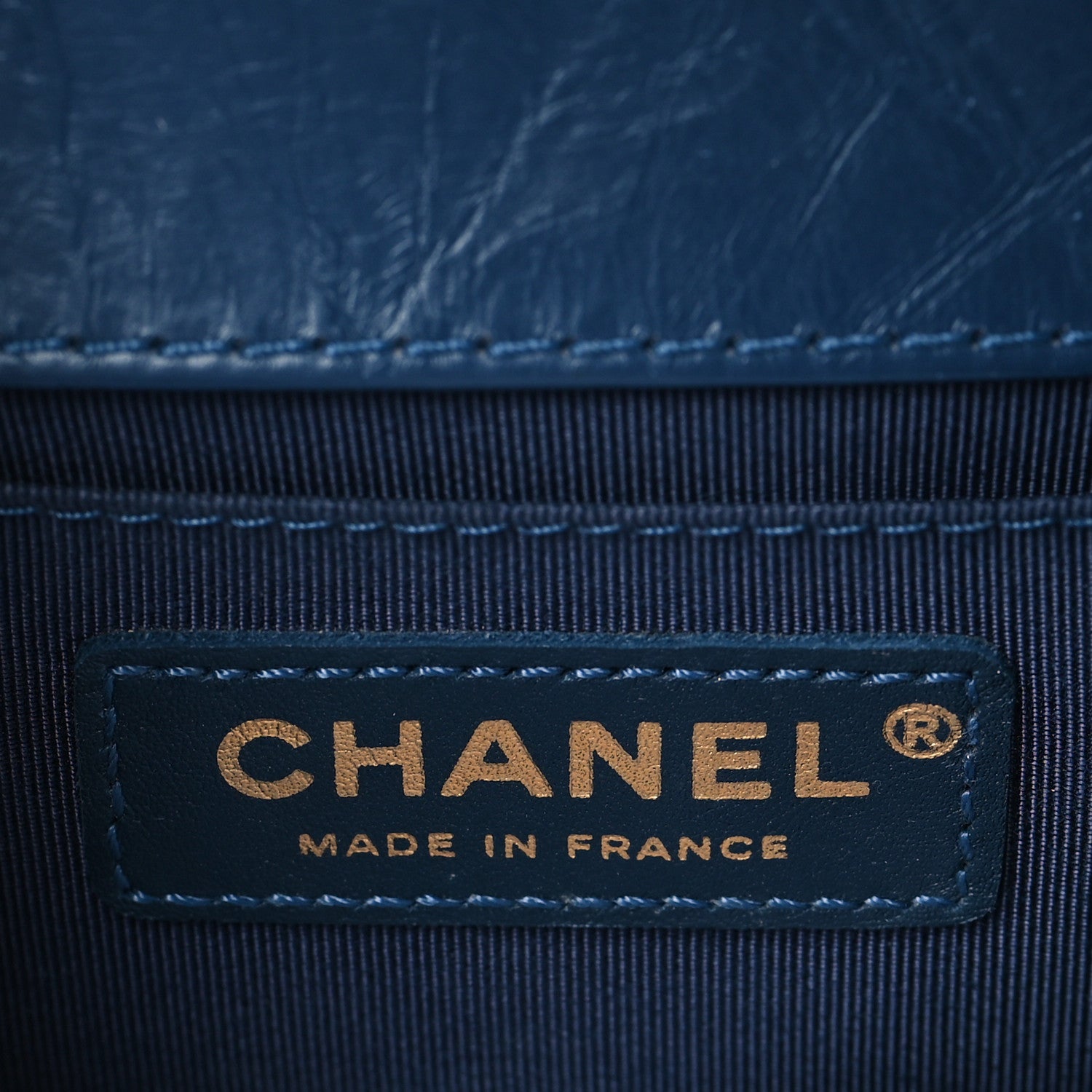 Chanel Aged Calfskin Quilted Small Jacket Boy Flap Navy 6 of 11