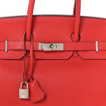 Hermes Togo Birkin 35 Rouge Casaque 8 of 10