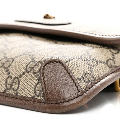 Gucci GG Supreme Monogram Neo Vintage Web Belt Bag Brown 10 of 10