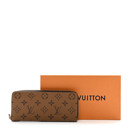 Louis Vuitton Reverse Monogram Clemence Wallet 9 of 9