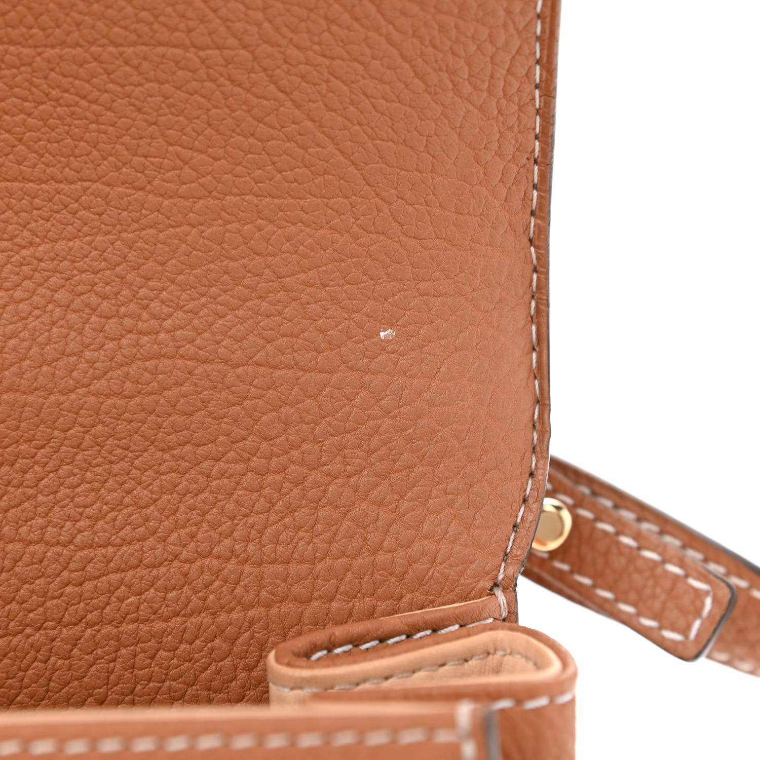 Delvaux Crispy Calfskin Mini Tempete Satchel Vegetal 9 of 10