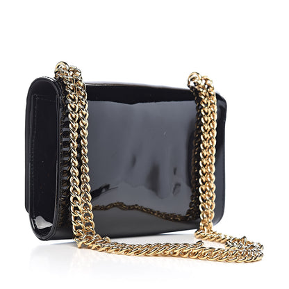 Louis Vuitton Patent Chain Louise MM Black 3 of 10