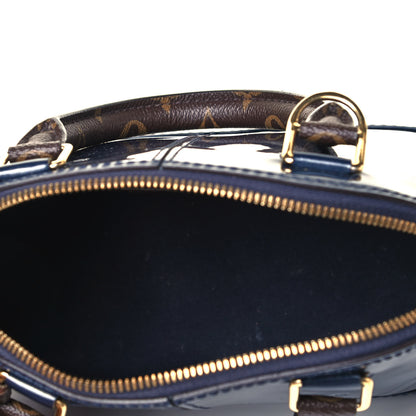 Louis Vuitton Patent Monogram Alma BB Marine 5 of 9