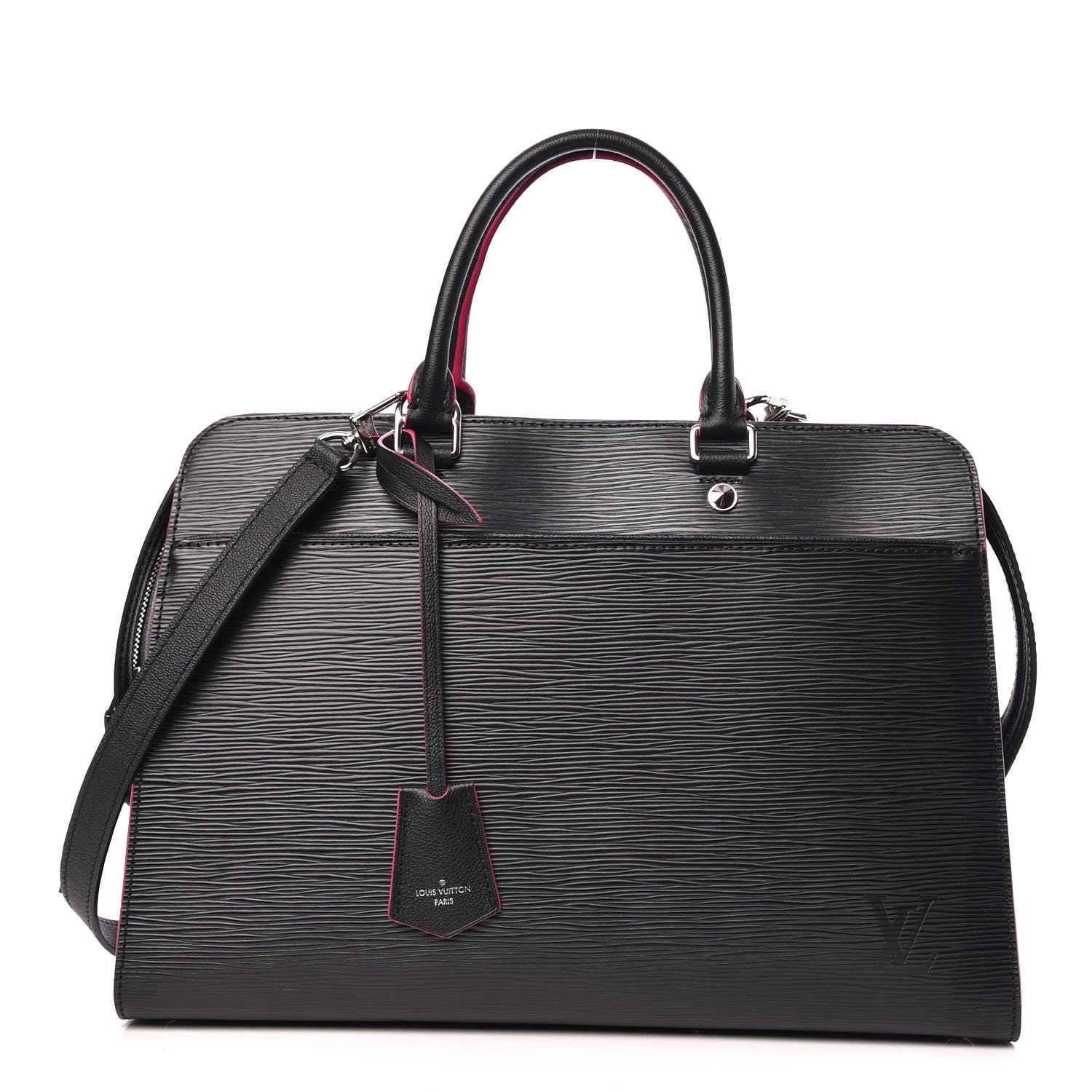 Louis Vuitton Epi Vaneau GM Black Hot Pink 1 of 8
