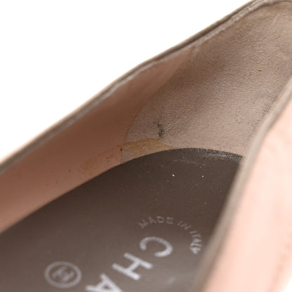 Chanel Lambskin Pointed Toe CC Ballet Flats 40.5 Pink 8 of 8