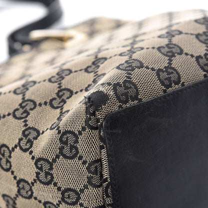 Gucci Monogram Small Bucket Tote Black 13 of 20