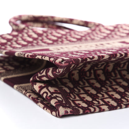 Christian Dior Oblique Medium Book Tote Burgundy Multicolor 8 of 15