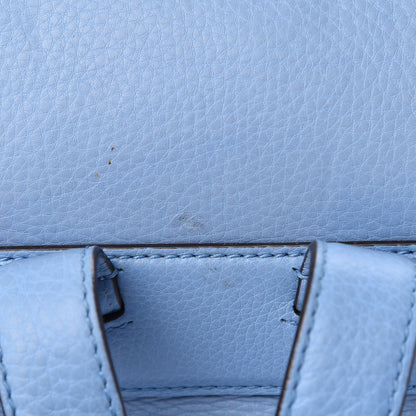 Gucci Cellarius Calfskin Medium Bamboo Backpack Mineral Blue 13 of 14