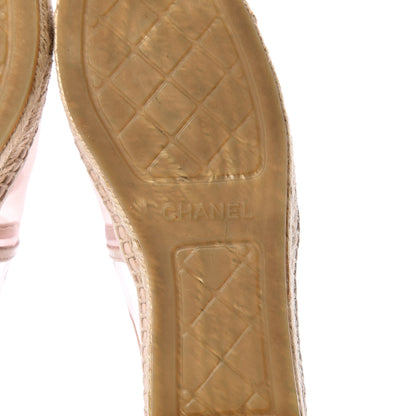 Chanel Mesh Grosgrain CC Espadrilles 40 Pink 7 of 10