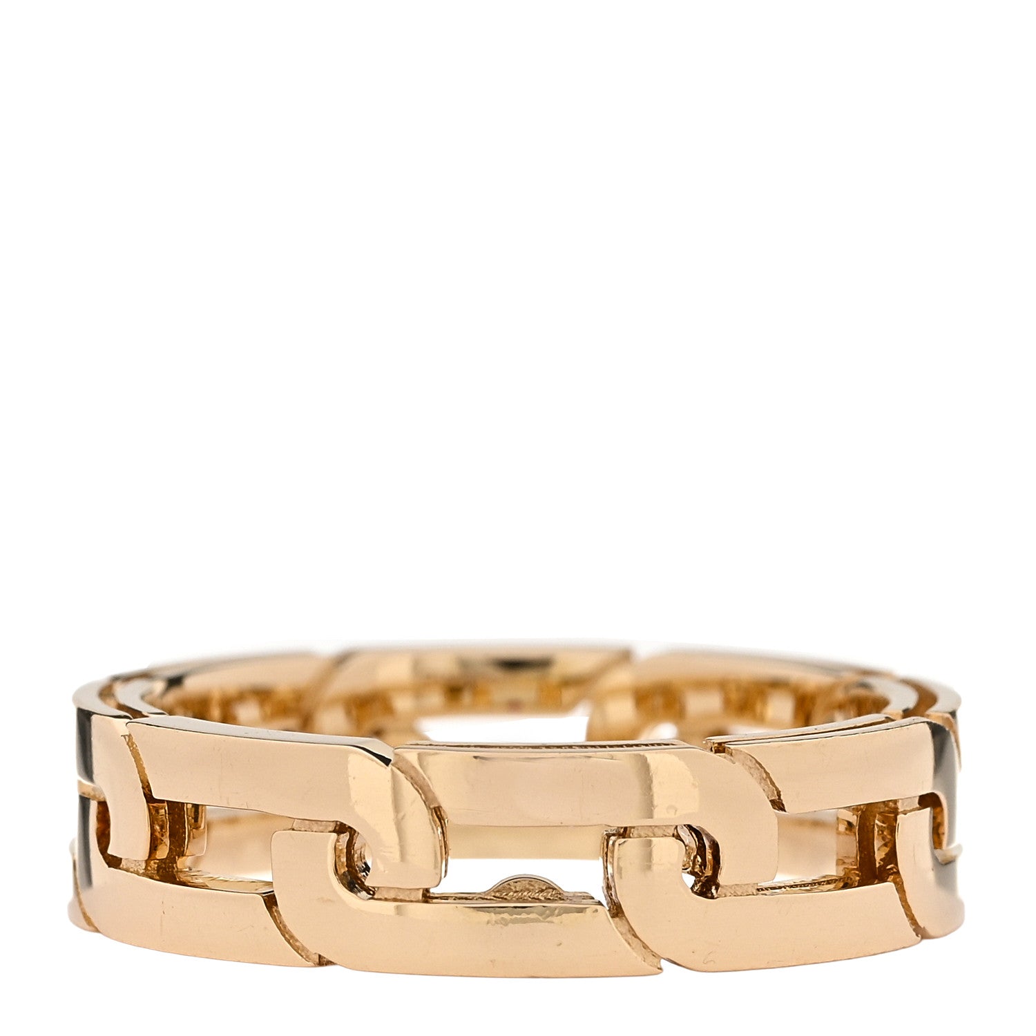 Roberto Coin 18K Yellow Gold Navarra Slim Ring 53 6.5 3 of 4