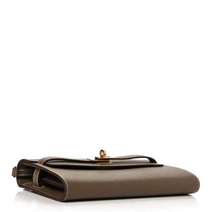 Hermes Epsom Kelly Wallet To Go Etoupe 4 of 10