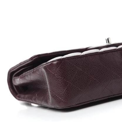 Chanel Caviar Quilted Medium Double Flap Burgundy 6 of 12