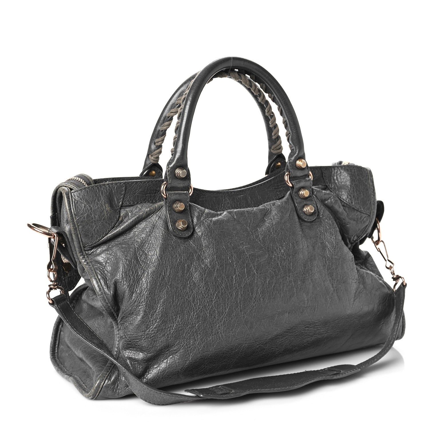 Balenciaga Agneau Giant 12 Rose Gold Hardware City Gris Tarmac 3 of 19