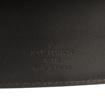 Louis Vuitton Mat Monogram Medium Ring Agenda Cover Black 6 of 6