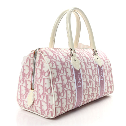 Monogram Girly Boston Pink