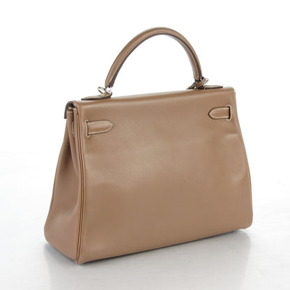 Hermes Swift Kelly Retourne 32 Etoupe 3 of 28