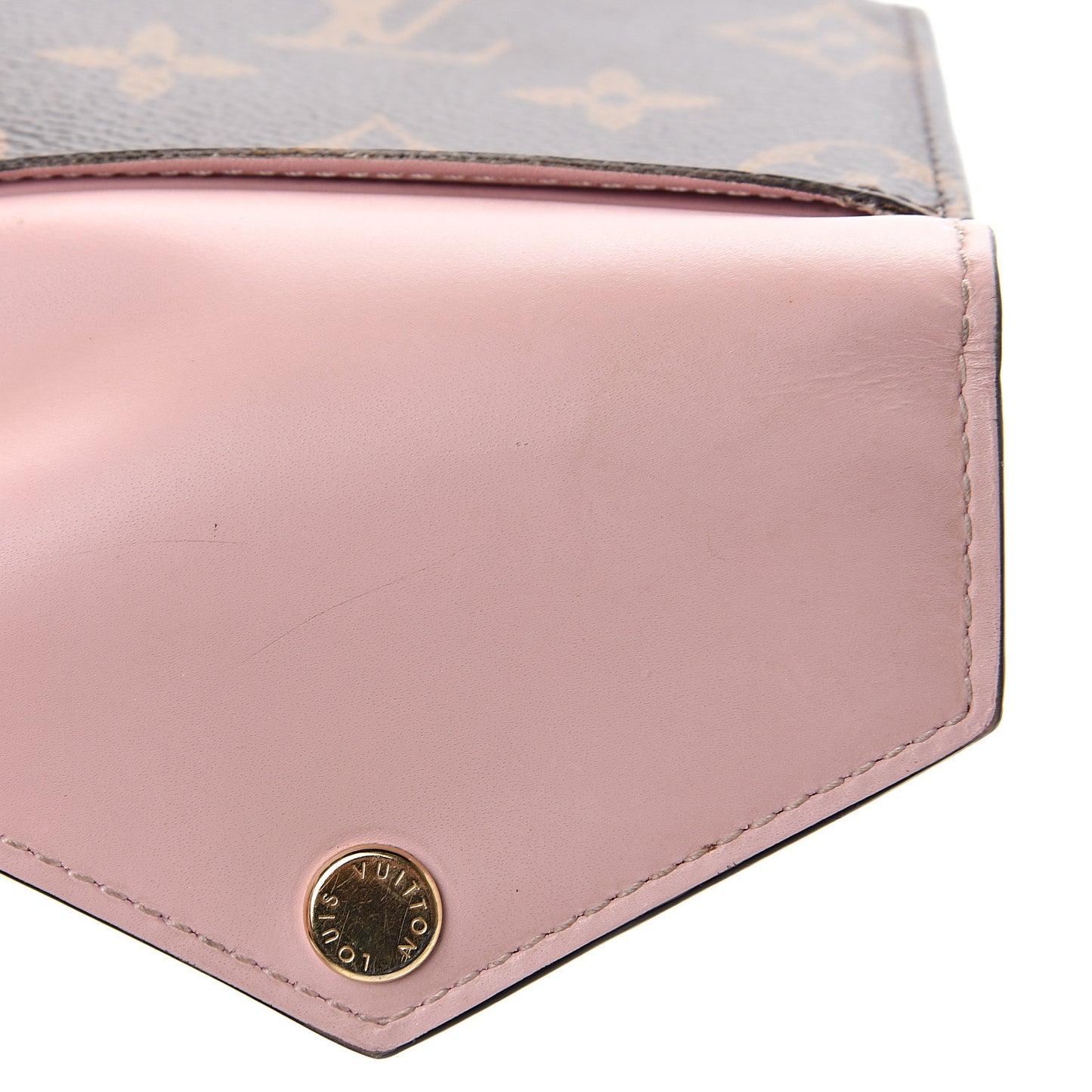 Monogram Zoe Wallet Rose Ballerine